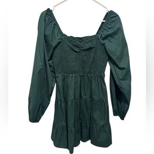 Altar’d State Green Smocked Dress